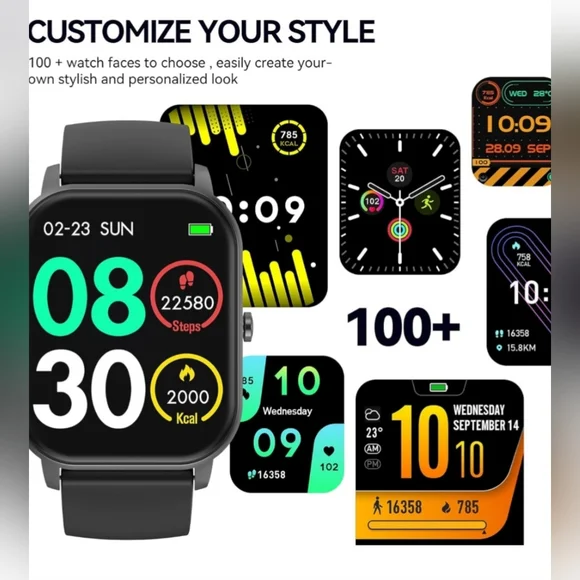 Men's/Women's Fitness Smart Watch Bluetooth Waterproof - Picture 7 of 7